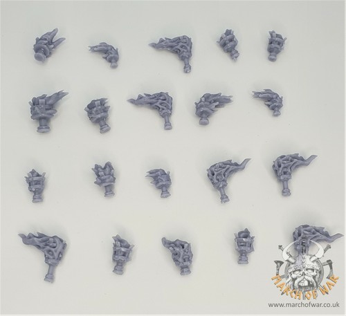 Resin braziers torches - resin,