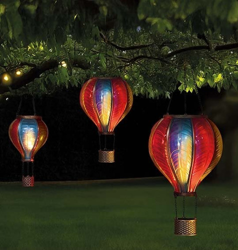 Flaming balloon solar powered - flaming,