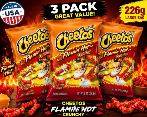 Cheetos flaming hot - x,
